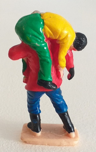 Imagen 8 de 10 de Lote X 3 Figuras Oficios Soldadito Muñeco Retro Vintage