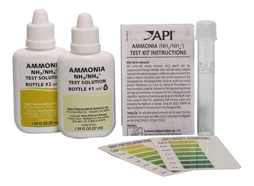 Prueba Amoniaco Ammonia Test Kit Api Agua Acuario Peces