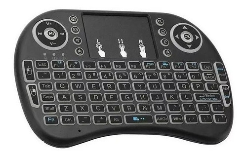 Mini Teclado Inalámbrico Con Touchpad En Español Para Tv