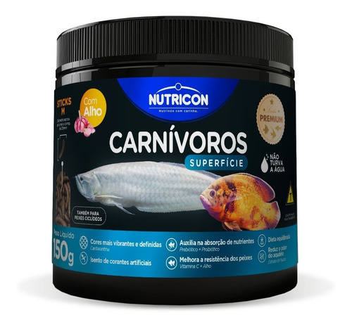 Carnívoros Superfície M Com Alho - 150g