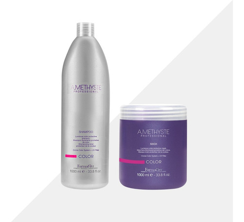 Shampoo Y Mascara Amethyste Color De Litro - Farmavita