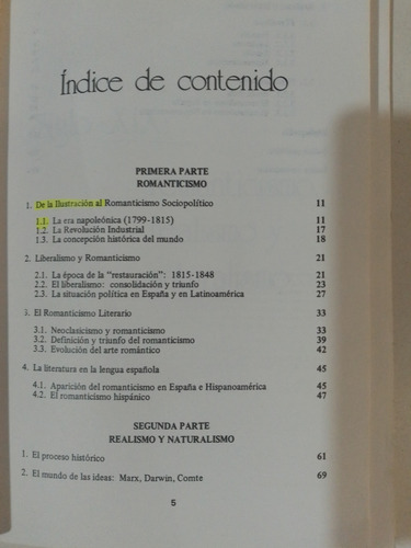Siglo Xix: Romanticismo , Realismo Y Naturalismo - C. Barros (Usado)