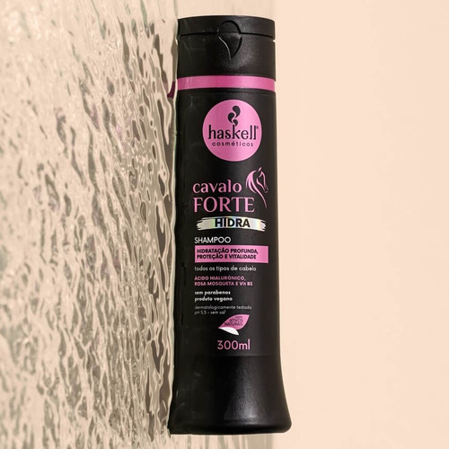 Kit Shampoo E Condicionador 300ml Cavalo Forte Hidra Haskell