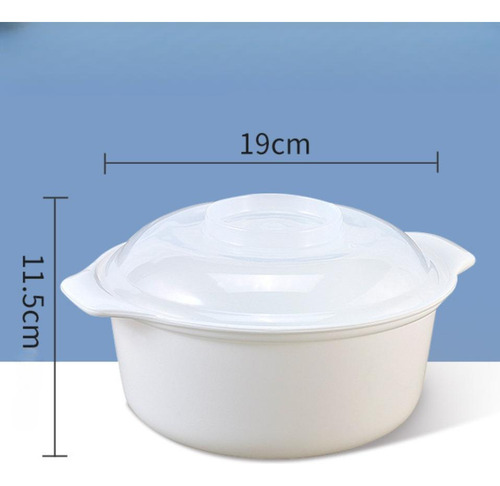 4 Olla Arrocera Para Microondas, Vaporera, Olla Arrocera
