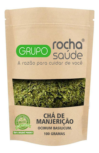 Chá De Manjericão 100 Gramas