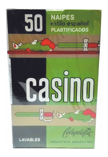 Cartas Naipes Estilo Español X 50 Casino Original Lavables