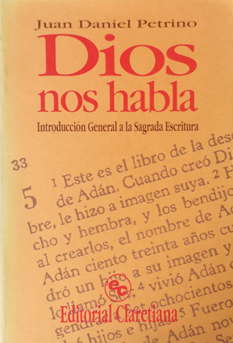 Dios Nos Habla Introducción General A La Sagrada Escritura 