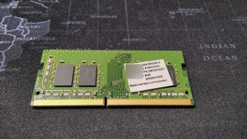 Memoria Ram Color Verde 8gb Ddr4 Sodimm (Usado)