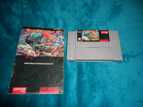 Street Fighter 2 Para Super Nintendo Con Manual