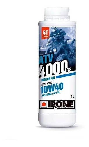 Aceite Ipone Cuatri Atv 4000rs 10w40 Semi Sintético Ryd