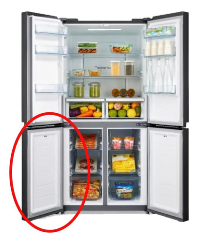 Puerta Heladera Freezer Philco Phsb482xt Nuevo Izquierda