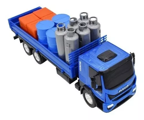 Caminhão Iveco Tector Dropside - Brinquedo réplica miniaturizada