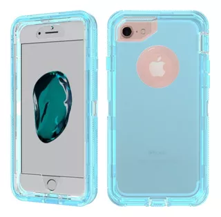 Funda Case Transparent Para iPhone 6/7/8/plus Usorudo 3 En 1