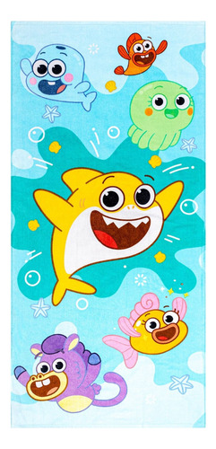 Toalla De Playa Baby Shark Kids