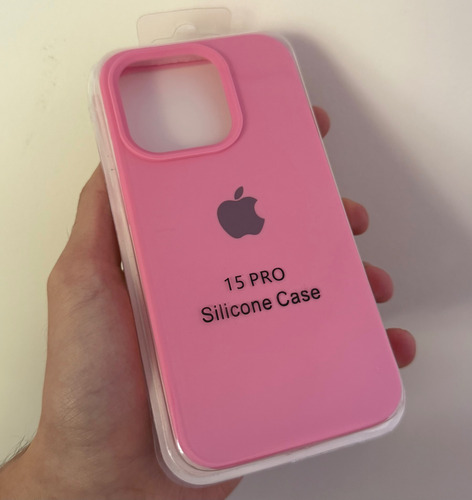 Funda Iphone 13 14 15 Silicona Case Pro Y Pro Max Rosa Iphone 15 Pro