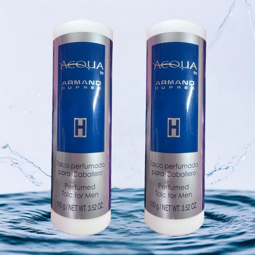 Talco Perfumado Acqua Armand Dupree Caballero Kit 2 Fuller