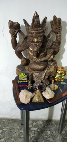 Imagen De Ganesha, Mas De 300 Años De Antiguedad