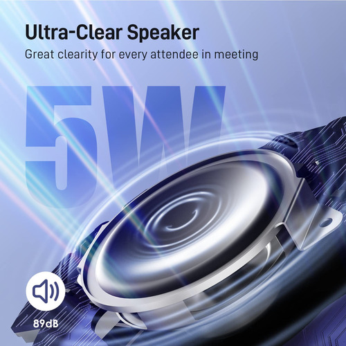 Altavoz De Conferencia Emeet Luna Plus Con 8 Micrófonos, Cap