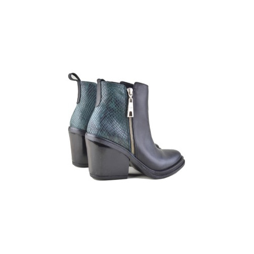 Botinetas Botas Botitas De Mujer De Cuero Kioto - Ferraro