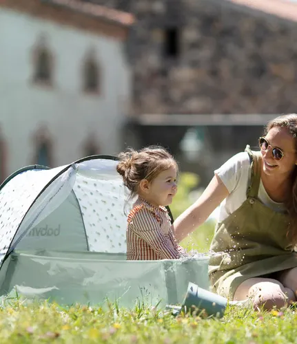 Carpa De Niños Babymoov Aquani Para La Playa E Interiores, Con 3 Funcionalidades Y Protección Anti-uv 50+ Upf Y Malla Para Mosquitos, Con Funcionalidad Plegable