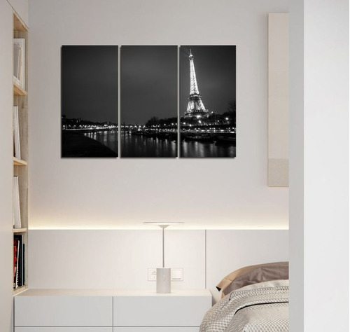 Cuadro 80x120cm Paris Torre Eiffel Night