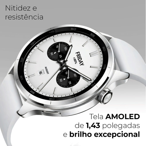 Relógio Smartwatch Xiaomi Watch S4 Gps 5 Atm 1,43 Amoled