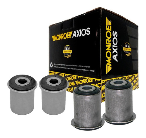 Kit 4 Buchas Bandeja Inferior Blazer E S10 - Axios