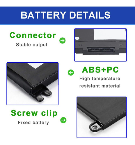 Batería Wdx0r Para Dell Inspiron 13 5368 5378 5379 7368