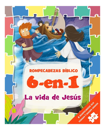Rompecabezas 6-en-1 Biblia De Niños: La Vida De Jesus