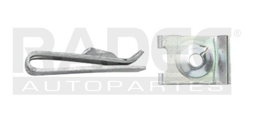 Grapa Doble P/pija Un #6 Corta 8mm Zinc Brillante Usa 25pz