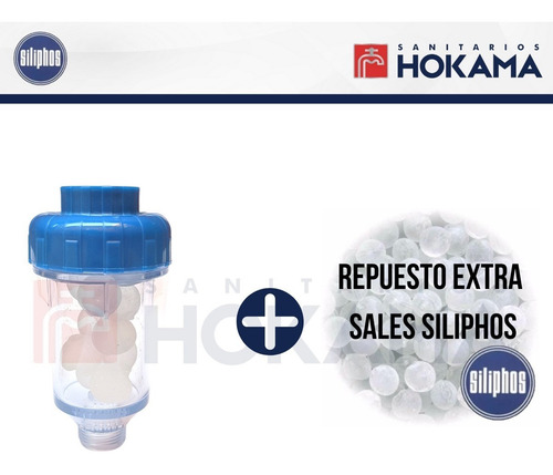 Filtro Antisarro Agua Cartucho Sal Siliphos Protege Repuesto