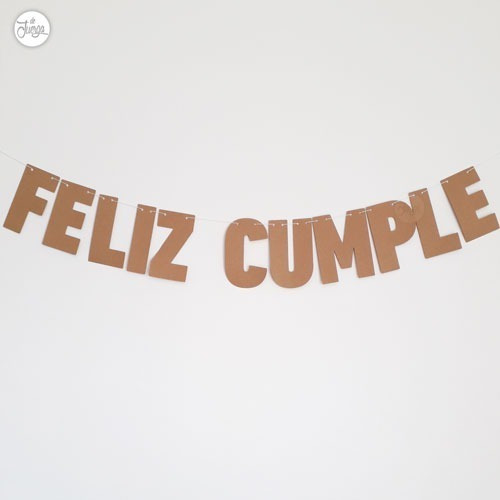 Guirnalda De Papel Feliz Cumple