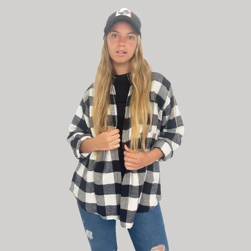 Camisa leñador mujer best sale