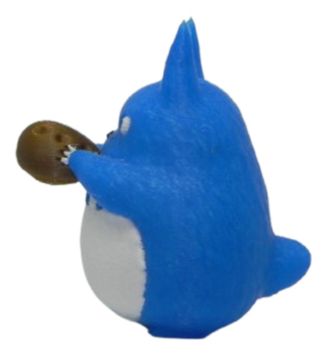 Figura De Mi Vecino Totoro Estudio Ghibli De 6cm Totoro Azul