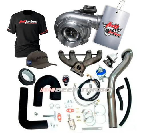 Kit Turbo Vw Ap Farol Ap Mi + Turbina Auto Avionics .50