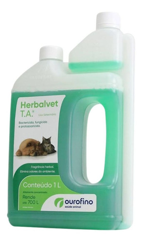 Herbalvet Higienizador De Ambientes E Desinfetante Ouro Fino