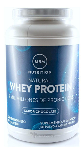 Natural Whey Protein 2 Lbs Chocolate Probióticos Mrm