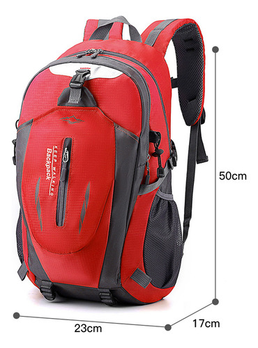 Mochila Impermeable De 40 Litros Para Hombre Y Mujer Con Dos