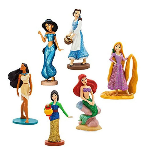 Juego De 6 Figuras De Princesas Disney