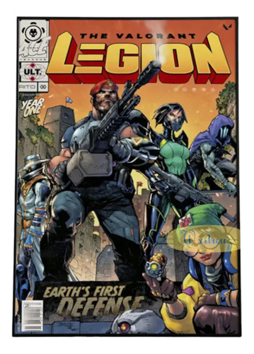 Poster De Valorant Legion (brimstone Y Viper) Comic