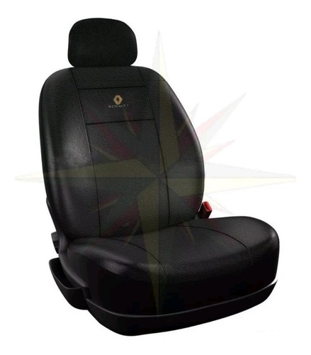 Funda Cubre Asiento Cuero Renault 9 11 12 C/ Respaldo Trapezoidal ( Juego Completo )