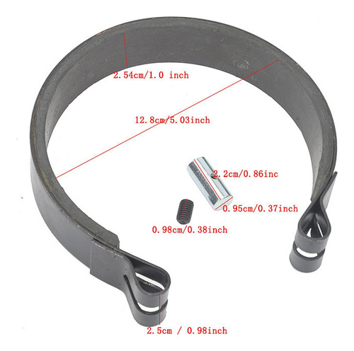 Go Kart Mini Bike Brake Band Gokart Braking 4,5 Polegadas