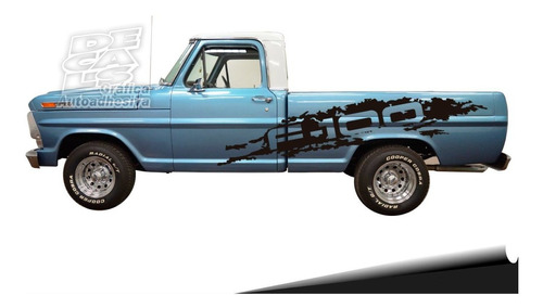 Calco Ford F100 1969 Decoracion Paint Decals!