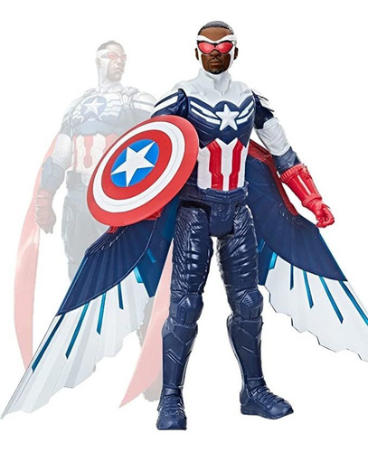 Hasbroseries Titan Hero Series Capitán América (falcon) -.
