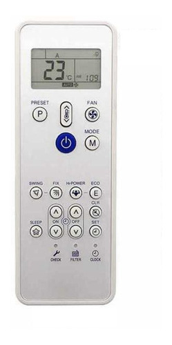 Control Remoto Aire Acondicionado Para Carrier Fedders Ar842