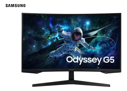 Monitor Gamer Samsung Odyssey G5, 32 ,qhd, 165hz,1ms,hdmi,dp Preto<br>