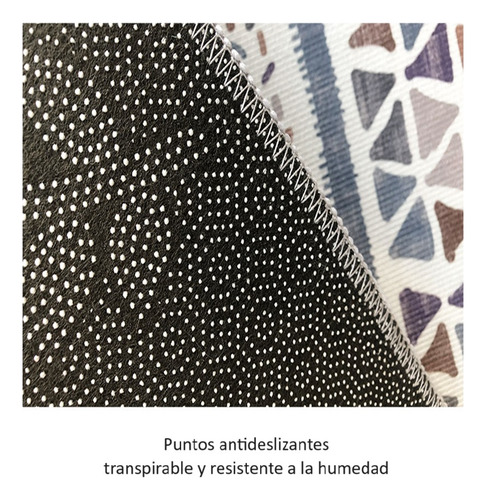 Alfombra Infantil Barrio 80x120 Cm Tapete Dormitorio Sala 1.1 M 80 Cm Infantil Multicolor