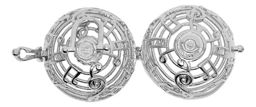 Pearl Bead Cage Colgante Nota Musical