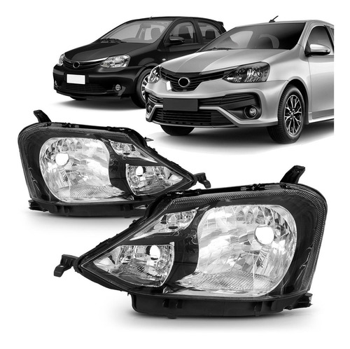 Farol Etios 18 19 20 2021 Máscara Negra Serve 13 14 15 16 17