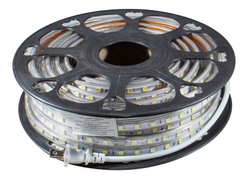 Manguera Led 5050 Luz Blanca Rollo 25 Metros C/ Clavija 110v